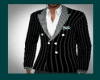 stripe suit jacket