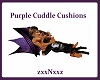 Purple Cuddle Cushions 