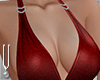 -V- Silver Hearts Red