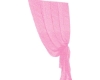 pink sheer drape panal