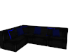 ~GW~ Blk/blu couch