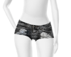 grey denim shorts