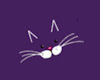 Purple Kitty CuddleChair