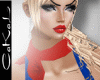 CK)Blanch red Scarves