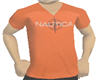 nautica orange.shirt