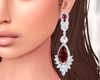 J | Spring Red Earrings