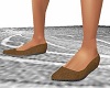 TF* Brown Leather Flats