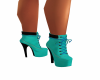 Angels Teal Outfit Boots
