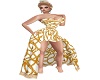 Gold Swirls Gown