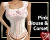 .a Corset & Blouse Pink
