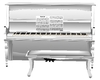 White Short Piano