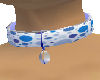 Blue Polka dot Collar(M)