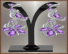 Purple Lilly Earrings