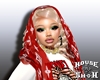 *HS Sheer Scarf Red