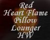 Red Heart Flame Lounger
