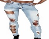 sexy torn light jeans