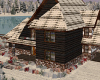 Log Winter cabin/gocar