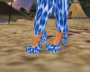 (B) Blue Leoard Shoes