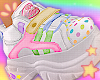 ! chunky rainbow sneaks