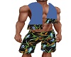 Shorts and towel men