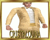 Golden full tuxedo outfi