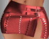 N~D Red Leather Skirt RL