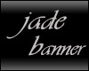 Jade Banner with Rose