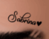 Tatto Sabrina