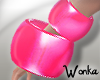W°Fluo Pink Bangles.1
