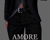 Amore Black Slacks Pants