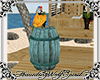Teal Beach Parrot barrel