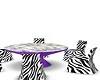 zebra ballroom table