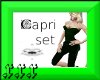[]green capri set