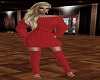 Red Knit Dress n Stockin