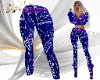 *PR@DA BLU/PU Pants+Belt