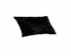 Black velvet pillow