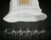 E:.White Hype Bucket Hat