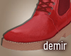 [D] Red winter boots