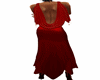 [PA]Red Drape Back Gown