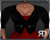 Sue Black Red  Dress