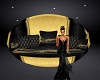 black gold sofa