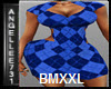 XXL BM ARGYLE DRESS