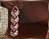 MK Gloss Pink Earrings