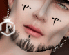 -P-  Beard Sin bigote