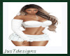 JT Halter Top White