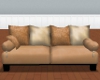 copper and cream couch