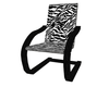 zebra cuddle chair