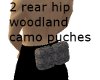 woodland camo 2 pouches