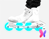 M white blue roller