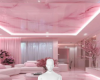 Pink marble room bg